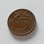 5 cent 1950, Postzegels en Munten, Munten | Nederland, Verzenden, Koningin Juliana, 5 cent, Losse munt