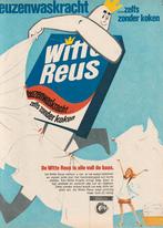 Retro reclame 1968 Witte Reus wasmiddel vuil de baas, Verzenden, Overige typen