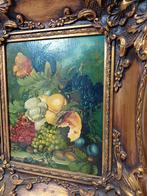 Stilleven met fruit en bloemen, gesigneerd Elsbeth, Ophalen of Verzenden