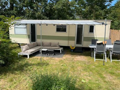 Stacaravan te koop/te huur Camping Bakkum(zonder plek), Caravans en Kamperen, Verhuur