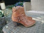 Cognac leren laarsjes NO STRESS maat 41, Kleding | Dames, Schoenen, Bruin, Lage of Enkellaarzen, Ophalen of Verzenden, Zo goed als nieuw
