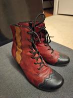 Driekleurige Rieker enkellaarzen te koop, Ophalen of Verzenden, Zo goed als nieuw, Zwart