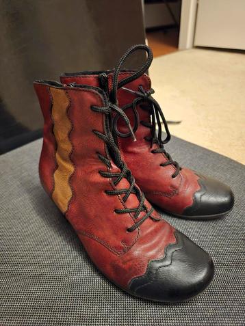 Driekleurige Rieker enkellaarzen te koop beschikbaar voor biedingen