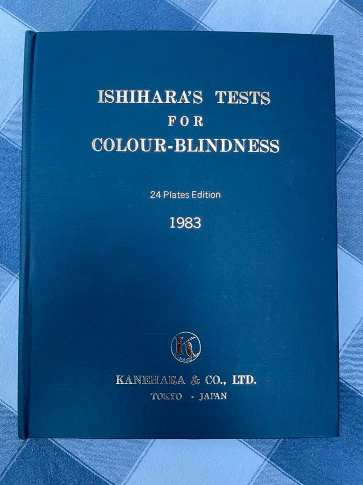 Ishihara's Tests for Colour-Blindness, 24 Plates Edition, Boeken, Overige Boeken, Ophalen of Verzenden