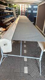 Knikarm zonnescherm luifel breed 5 meter uitval 300, Ophalen, Zo goed als nieuw, 150 tot 300 cm, 250 cm tot 450 cm