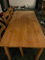Tafel 180x85x H75,5, Ophalen, Gebruikt, Eikenhout, 50 tot 100 cm