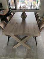 Woonkamer set - eettafel - 6x stoelen -dressoir, Ophalen, Gebruikt, 4 tot 6 stoelen