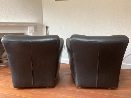 fauteuils, Huis en Inrichting, Fauteuils, Gebruikt, Hout, Leer, Metaal, Overige materialen, 50 tot 75 cm, 75 tot 100 cm, Ophalen
