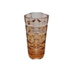 Vintage kleine Rosaline persglas vaas, Huis en Inrichting, Woonaccessoires | Vazen, Overige kleuren, Ophalen of Verzenden, Minder dan 50 cm