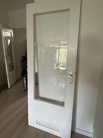 Binnendeur met glas en rooster, Ophalen, Gebruikt, Minder dan 80 cm, Binnendeur
