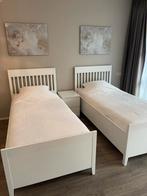 2 IKEA IDANÄS 1-persoonsbedden met LÖNSET lattenbodem en bon, Huis en Inrichting, Slaapkamer | Bedden, Ophalen, Zo goed als nieuw