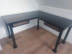 Steigerhouten hoekbureau, Huis en Inrichting, Ophalen, Zo goed als nieuw, Bureau