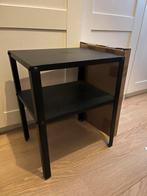Twee nachtkastje ikea zwart metaal, Ophalen, Minder dan 45 cm, Metaal of Aluminium, Zo goed als nieuw