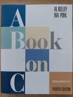 A Book on C, Kelley, Pohl, Boeken, Ophalen of Verzenden, Zo goed als nieuw
