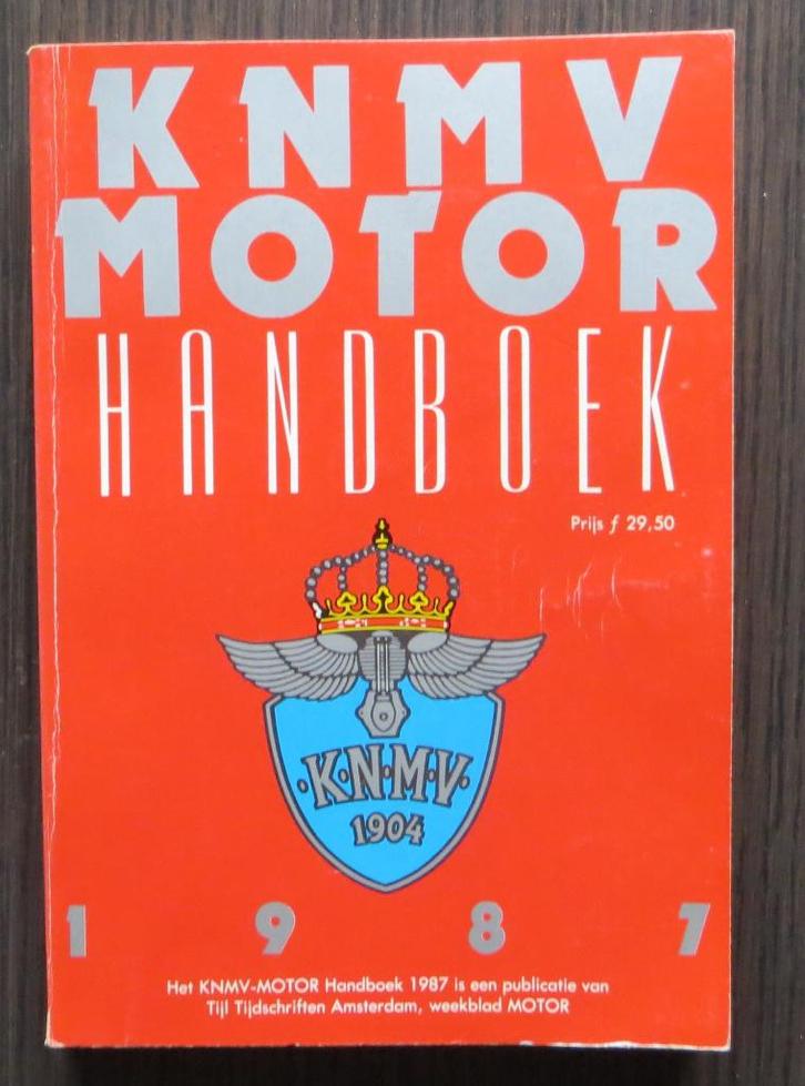 KNMV Motor Handboek 1987, Boeken, Motoren, Gelezen, Algemeen, Verzenden