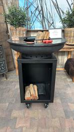 Plancha Hermano in zwart of cortenstaal, Ophalen, Nieuw, RJRoyal Living, Met accessoires