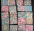 Vlinders nagelstickers x10 divers knutselen incl verzend, Overige kleuren, Nieuw, Ophalen of Verzenden, Handen en Nagels