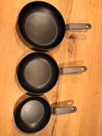 Set van 3 stuks kwaliteit Masterchef pannen set, Huis en Inrichting, Keuken | Potten en Pannen, Ophalen, Zo goed als nieuw, Rvs