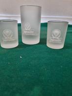 jagermeister glaasjes drie stuks vintage, Verzamelen, Glas en Borrelglaasjes, Ophalen of Verzenden