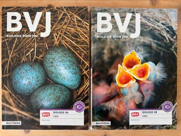 Biologie voor jou BVJ vwo deel 4a en 4b beschikbaar voor biedingen