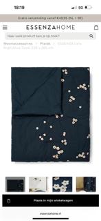 Essenza leila night blue 220x265 sprei, Huis en Inrichting, Ophalen of Verzenden, Nieuw, Tweepersoons, Blauw