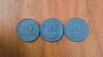 Nederlandse 10 Cent Munten 1941, 1942-1943 - Set van 3, Ophalen of Verzenden, Koningin Wilhelmina, 10 cent, Losse munt