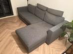 IKEA Vimle 3-zits bank met chaise longue donker grijs, Ophalen of Verzenden, Gebruikt, Stof