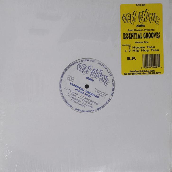 Beat Division - Essential Grooves Volume One E.P., Cd's en Dvd's, Vinyl Singles, Zo goed als nieuw, Maxi-single, Dance, 12 inch