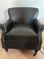 Leren fauteuil, Huis en Inrichting, Fauteuils, Ophalen, Gebruikt, Leer, 50 tot 75 cm