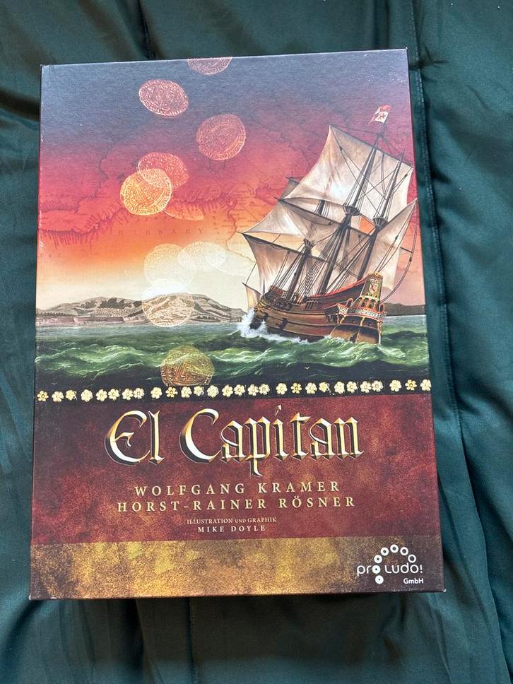 El Capitan Bordspel - Strategisch Handelsspel, Hobby en Vrije tijd, Gezelschapsspellen | Bordspellen, Zo goed als nieuw, Een of twee spelers