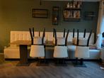 Bank met stoelen voor horeca, Zakelijke goederen, Horeca | Meubilair en Inrichting, Ophalen of Verzenden, Gebruikt, Meubilair