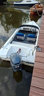 9,9pk yamaha 4 takt vaarbewijs vrij !! +speedbootje, Watersport en Boten, Speedboten, Ophalen, Aluminium, Zo goed als nieuw, Minder dan 70 pk