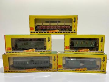 FLM: 1400+1403+1405+1406+1452 set van 5 rijtuigen voor H0 beschikbaar voor biedingen