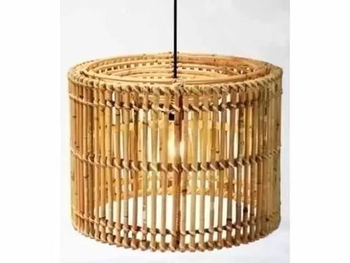 Lamp rotan blond d40h30cm, Huis en Inrichting, Lampen | Hanglampen, Nieuw, Ophalen of Verzenden