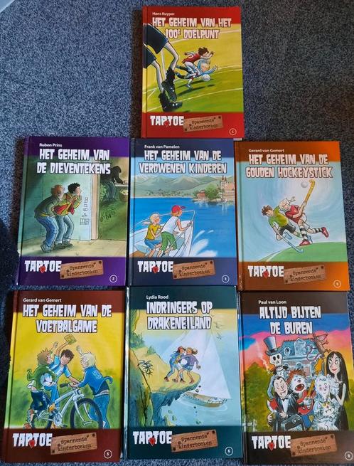 7 boeken Taptoe serie. O.a. Paul van Loon,Gerard van Gemert., Boeken, Kinderboeken | Jeugd | 10 tot 12 jaar, Zo goed als nieuw