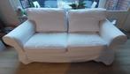 Ikea Ektorp 2-zits bank wit, Huis en Inrichting, Banken | Bankstellen, Ophalen, Gebruikt, 150 tot 200 cm, Tweepersoons