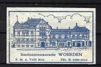 3097 Woerden STATIONSRESTAURATIE, Verzamelen, Suikerzakjes, Ophalen of Verzenden, Nederland