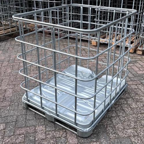 Stalen IBC kratten, Doe-het-zelf en Verbouw, Kratten en Dozen, Gebruikt, Krat, 100 cm of meer, 50 cm of meer, 60 cm of meer, Ophalen of Verzenden