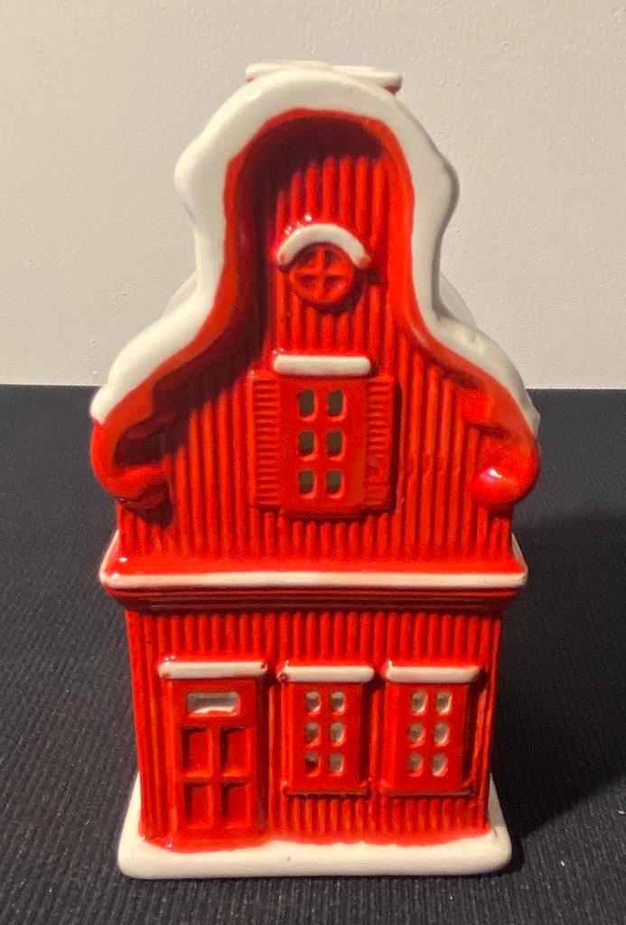 Kersthuisje no. 3 Zaans huisje. Hoogte 12,5 cm., Diversen, Kerst, Zo goed als nieuw, Ophalen of Verzenden