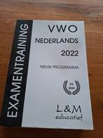 VWO Nederlands Examentraining 2022 - Nieuw Programma, Ophalen of Verzenden, WO, Alpha, Onbekend