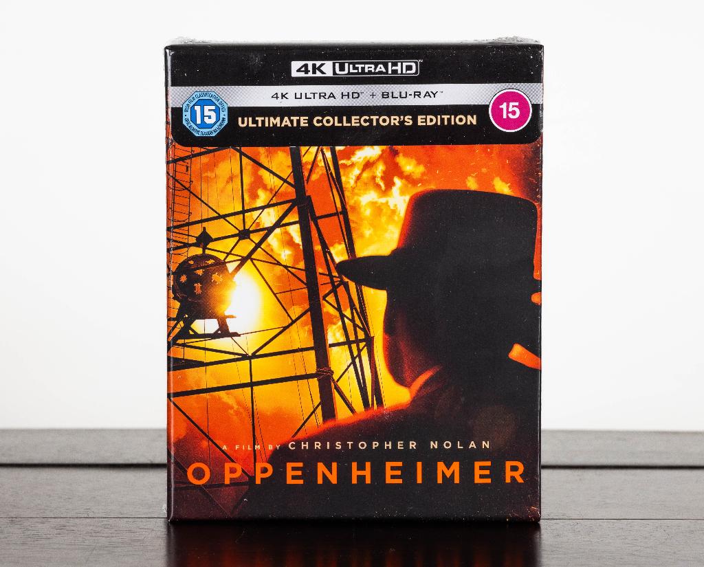 Oppenheimer 4K UHD + Blu-Ray STEELBOOK Box Set (UK Import), -, Ophalen of Verzenden, Warner, Nieuw in verpakking
