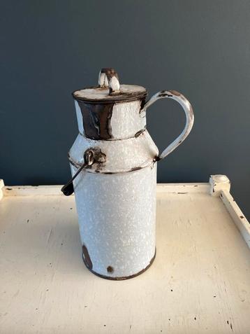 Metalen Melkkan - Vintage Decoratie beschikbaar voor biedingen