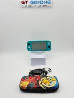 NINTENDO SWITCH LITE MET OPLADER EN TASJE, Spelcomputers en Games, Nintendo, Gebruikt, Turquoise, Ophalen of Verzenden