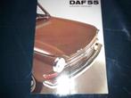 DAF 55 Sedan brochure/folder 1969/1970 Nederlands oa Vloten, Ophalen of Verzenden, Zo goed als nieuw