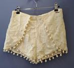 Guess shorts korte broek creme wit broderie mt 24 XS 45395, Guess, Kort, ., Wit