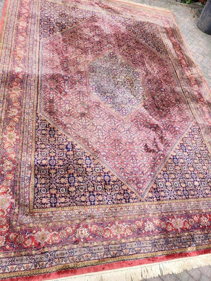 Vintage wollen vloerkleed Bidjar, Huis en Inrichting, Stoffering | Tapijten en Kleden, Zo goed als nieuw, 200 cm of meer, 200 cm of meer