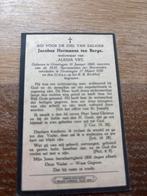 Berge ten Jacobus 1860 Groningen 1928 x Vet - 25111, Verzamelen, Bidprentjes en Rouwkaarten, Ophalen of Verzenden, Bidprentje