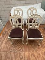 Brocante stoelen 4 stuks set, Antiek en Kunst, Ophalen