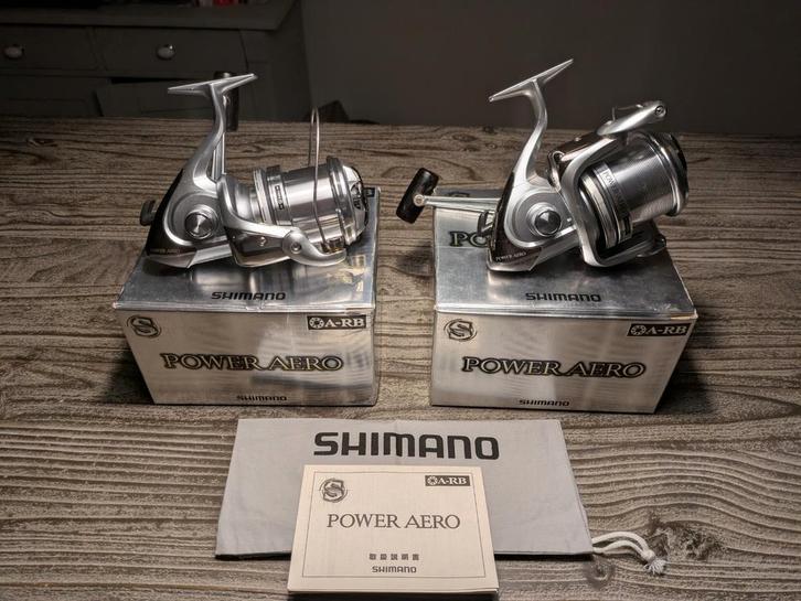 Shimano Power Aero 10000  S A-RB, Watersport en Boten, Hengelsport | Karpervissen, Zo goed als nieuw, Overige typen, Ophalen of Verzenden