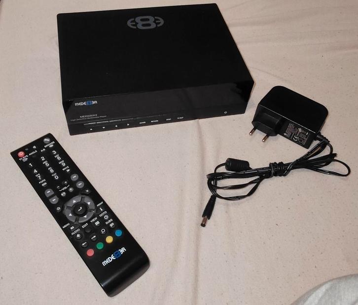 MEDE8ER 1080p Media Player 250GB HDD 100% getest en werkend, Audio, Tv en Foto, Mediaspelers, Zo goed als nieuw, Minder dan 500 GB